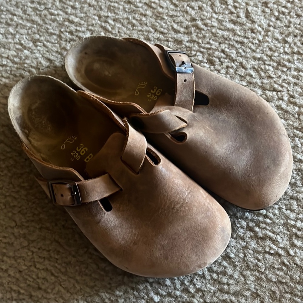 Boston Oiled Leather Clogs